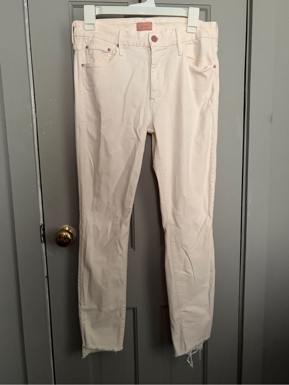 MOTHER The Looker Ankle Step Fray So Far Gone sz 30
